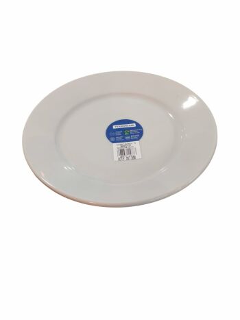 Imagem de PRATO RASO DE PORCELANA CECÍLIA 24CM TRAMONTINA